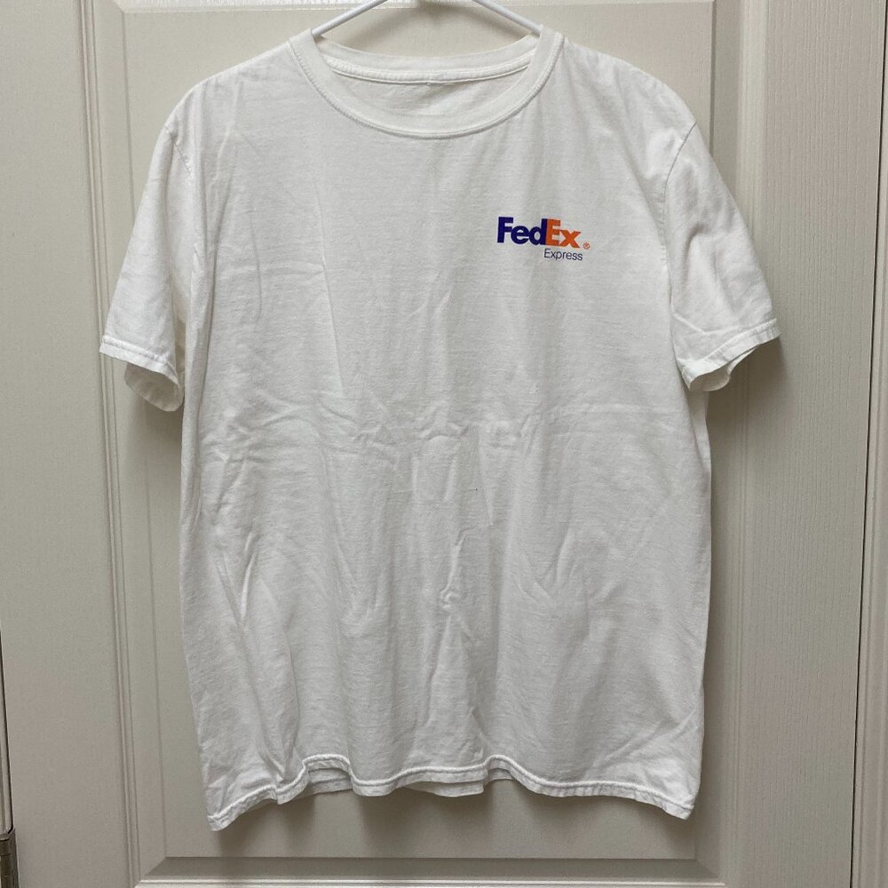 2 FedEx T-Shirts Size Large FedEx Express